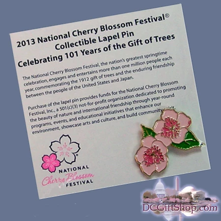 2013 National Cherry Blossom Festival Pin 3 2013 National Cherry Blossom Festival Pin
