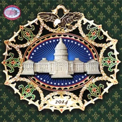 2014 Marble Classical Capitol Ornament