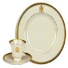 3-PC Fine Bone China Embassy Place Setting -Gift Sales Shop 3 PC Fine Bone China Embassy Place Setting L