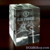 3D Air Force Glass Paperweight 2 3D Air Force Glass Paperweight -Gift Sales Shop 3D Air Force Glass Paperweight L