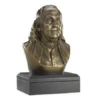 Benjamin Franklin 6" Bronze Bust -Gift Sales Shop 6 Inch Benjamin Franklin Bust Bronze L