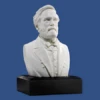 Robert E Lee 6 Inch Marble Bust -Gift Sales Shop 6 Inch Robert E Lee Bust White L