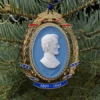 Abraham Lincoln Cameo Ornament -Gift Sales Shop Abraham Lincoln Cameo Ornament L