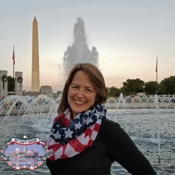 American Flag Infinity Loop Scarf