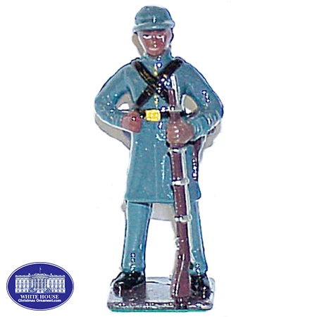 BLACK CONFEDERATE INFANTRYMAN METAL FIGURINE 3 BLACK CONFEDERATE INFANTRYMAN METAL FIGURINE