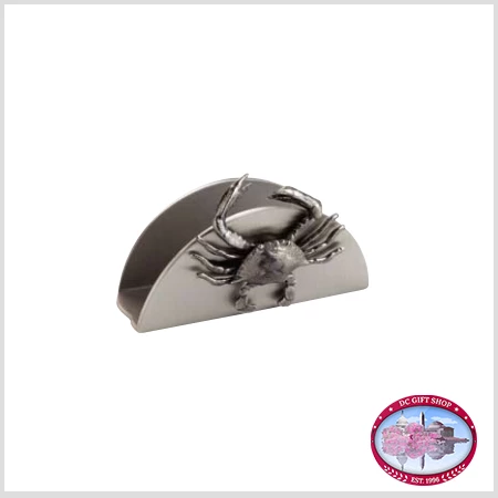 Pewter Crab Business Card Holder 3 Pewter Crab Business Card Holder