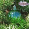 Emerald Green Glass Optic Ball 3" -Gift Sales Shop Emerald Green Glass Optic 3 Inch Ball L