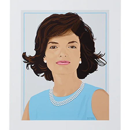 First Lady Jacqueline Kennedy Portrait By Meneese Wall 3 First Lady Jacqueline Kennedy Portrait By Meneese Wall