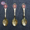 Washington DC Gold Souvenir Spoon Set -Gift Sales Shop Gold Souvenir Spoon Washington DC L