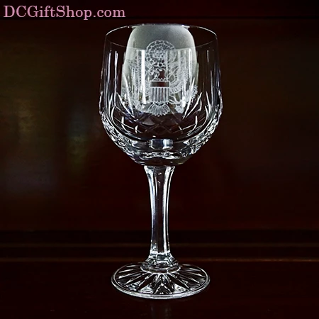Great Seal Crystal Goblet 3 Great Seal Crystal Goblet
