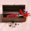 Hearts And Roses Edition Message In A Bottle -Gift Sales Shop Hearts Roses Message In Bottle Chest L