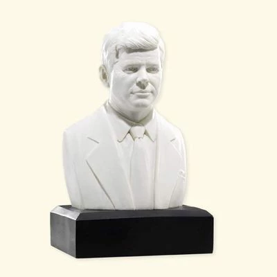John F. Kennedy 6" Marble Bust 3 John F. Kennedy 6" Marble Bust
