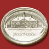 Mount Vernon Glass / Pewter Paperweight 2 Mount Vernon Glass / Pewter Paperweight -Gift Sales Shop MV Glass Pewter Paperweight LG