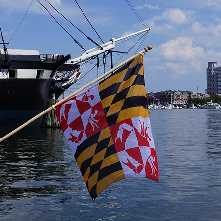 Maryland Crab Flag 3 Maryland Crab Flag