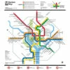 Washington DC Metro System Map Poster 1 Washington DC Metro System Map Poster -Gift Sales Shop Metro System Map