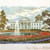 The White House In Springtime Print