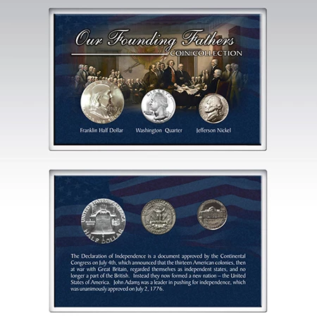 Our Founding Fathers 3 Coin Collection 3 Our Founding Fathers 3 Coin Collection