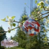 Patriot Ball's Crystal Glass -Gift Sales Shop Red White Blue Outdoor Glass Ornament L