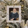 Ruth Bader Ginsburg Holiday Ornament -Gift Sales Shop Ruth Bader Ginsburg Holiday Ornament L