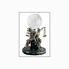 Seated Lady Justice Trio With Globe Statue -Gift Sales Shop Seated Lady Justice Trio With Globe Statue L