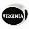 Sterling Silver Antiqued University Of Virginia Collegiate Bead 1 Sterling Silver Antiqued University Of Virginia Collegiate Bead -Gift Sales Shop Sterling Silver Antiqued University of Virginia Collegiate Bead L