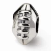 Sterling Silver Reflections Football Bead -Gift Sales Shop Sterling Silver Reflections Football Bead L