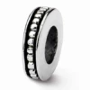 Sterling Silver Reflections Notched Spacer Bead -Gift Sales Shop Sterling Silver Reflections Notched Spacer Bead L