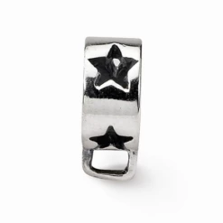 Sterling Silver Reflections Star W/Loop For Click-on Bead
