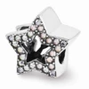 Sterling Silver Reflections Swarovski Star Bead -Gift Sales Shop Sterling Silver Reflections Swarovski Star Bead L