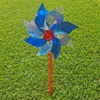 White Blue Red Sparkle Pinwheel -Gift Sales Shop White Blue Red Sparkle Pinwheel L