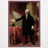 George Washington Framed Art Print -Gift Sales Shop White House Washington Print LG