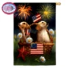 Yankee Doodle Dog Flag -Gift Sales Shop Yankee Doodle Dog Flag Regular L